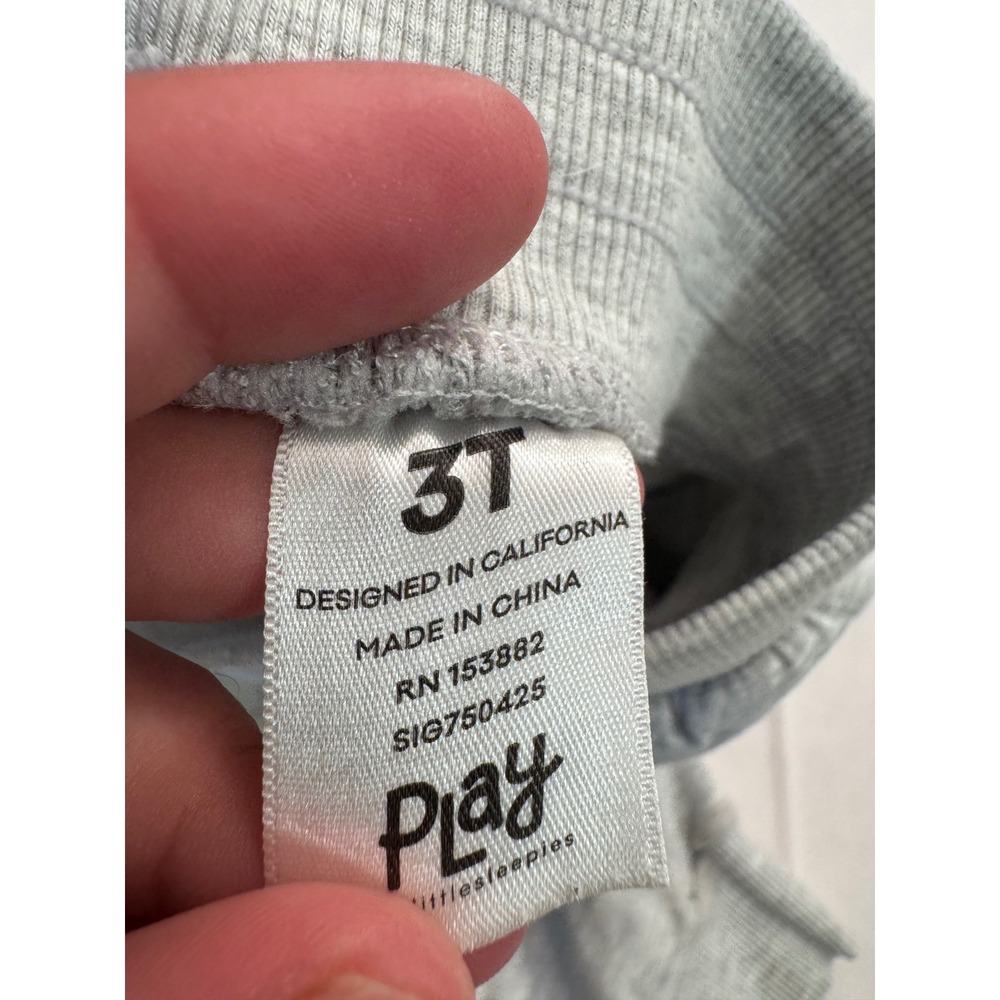 Little Sleepies Play Luluxe Bamboo Joggers Heather Gray Kids 3T - Picture 5 of 7